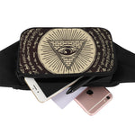 Eye of Providence Symbol Print Waist Bag