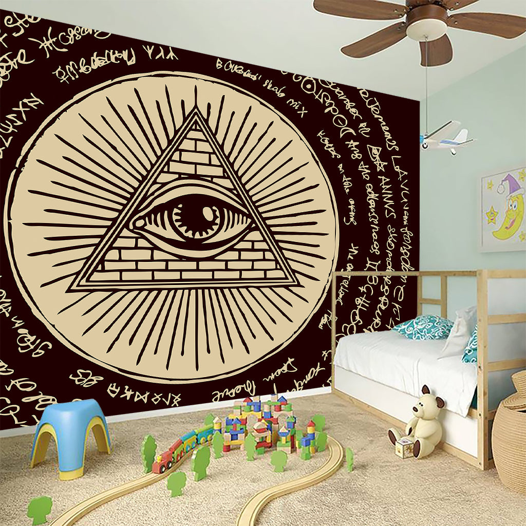 Eye of Providence Symbol Print Wall Sticker