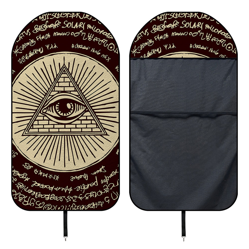 Eye of Providence Symbol Print Waterproof Car Seat Cover
