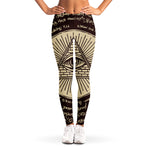 Eye of Providence Symbol Print Women's Leggings