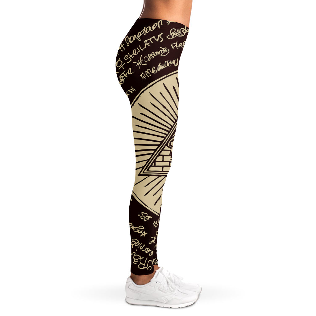 Eye of Providence Symbol Print Women's Leggings