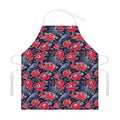 Eyeball Rose Pattern Print Adjustable Apron