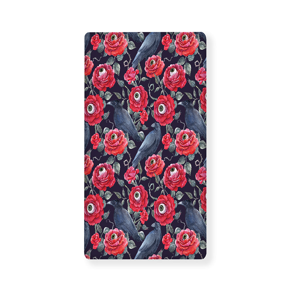 Eyeball Rose Pattern Print Baby Crib Sheet