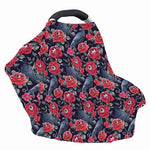 Eyeball Rose Pattern Print Baby Seat Cover