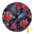 Eyeball Rose Pattern Print Basketball