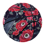 Eyeball Rose Pattern Print Basketball
