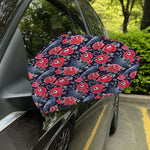 Eyeball Rose Pattern Print Car Side Mirror Covers
