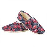 Eyeball Rose Pattern Print Casual Shoes
