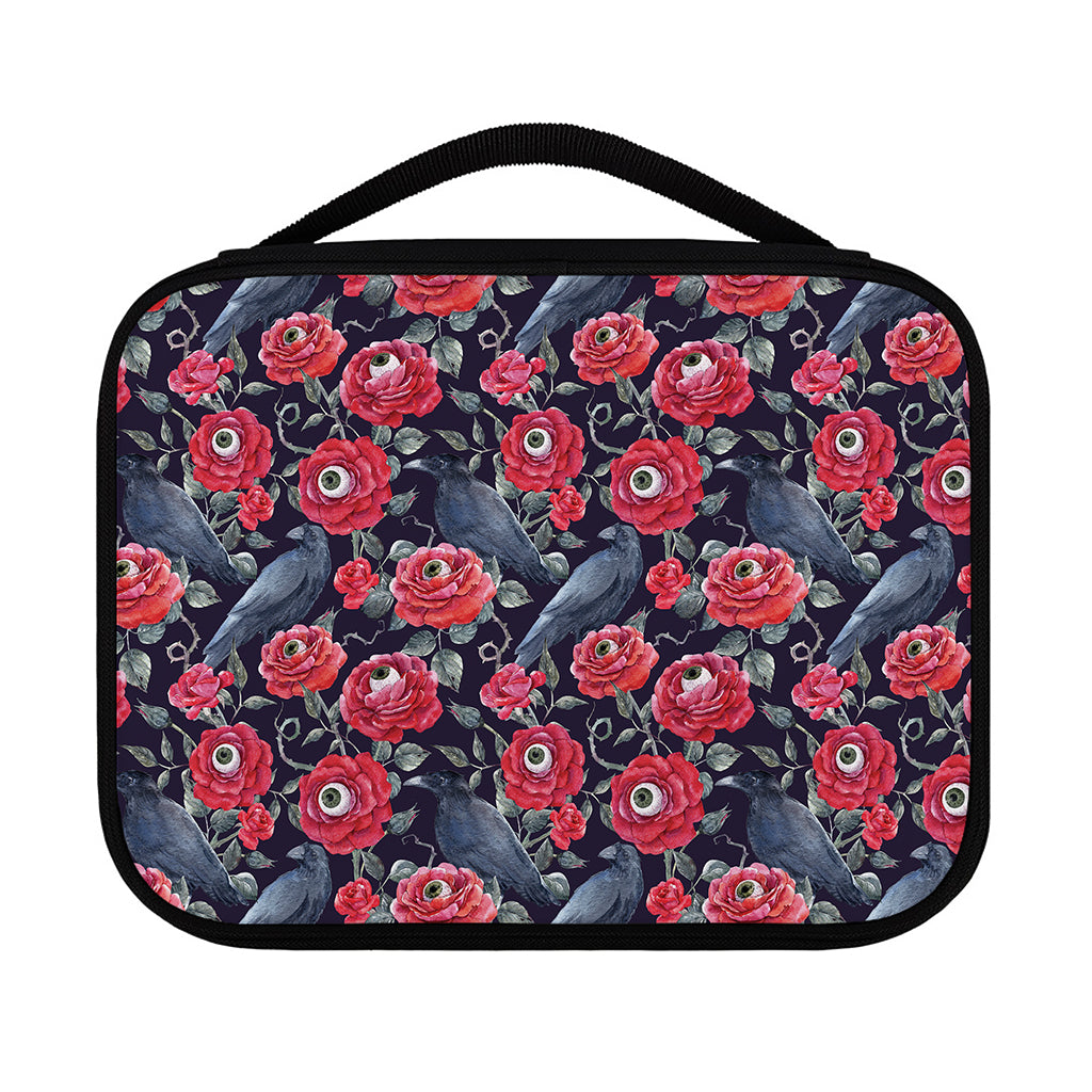 Eyeball Rose Pattern Print Classic Bible Case