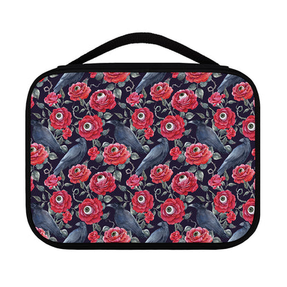 Eyeball Rose Pattern Print Classic Bible Case