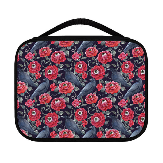 Eyeball Rose Pattern Print Classic Bible Case