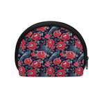 Eyeball Rose Pattern Print Coin Purse
