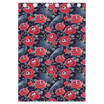 Eyeball Rose Pattern Print Curtain