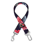 Eyeball Rose Pattern Print Dog Seat Belt