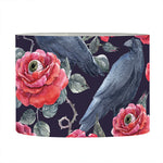 Eyeball Rose Pattern Print Drum Lamp Shade