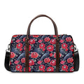 Eyeball Rose Pattern Print Duffel Bag