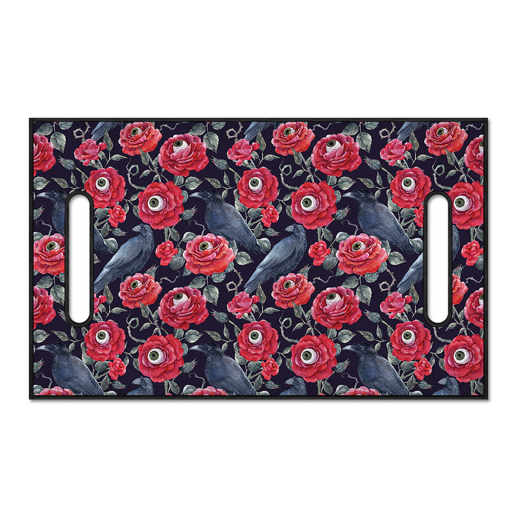 Eyeball Rose Pattern Print Golf Cart Seat Cover