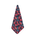 Eyeball Rose Pattern Print Hand Towel