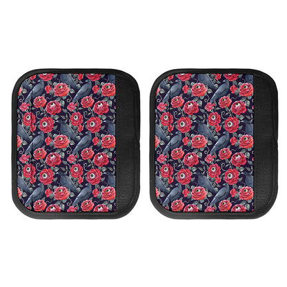 Eyeball Rose Pattern Print Handle Covers