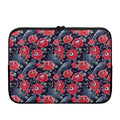 Eyeball Rose Pattern Print Laptop Sleeve