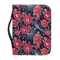 Eyeball Rose Pattern Print Leather Bible Cover
