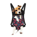 Eyeball Rose Pattern Print Pet Carrier Backpack