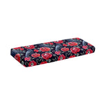 Eyeball Rose Pattern Print Piano Keyboard Cover