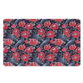Eyeball Rose Pattern Print Polyester Doormat