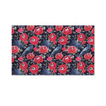 Eyeball Rose Pattern Print Polyester Flag