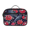 Eyeball Rose Pattern Print Portable Lunch Bag