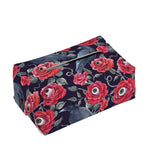 Eyeball Rose Pattern Print Rectangle Tissue Box Cover