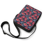 Eyeball Rose Pattern Print Rectangular Crossbody Bag