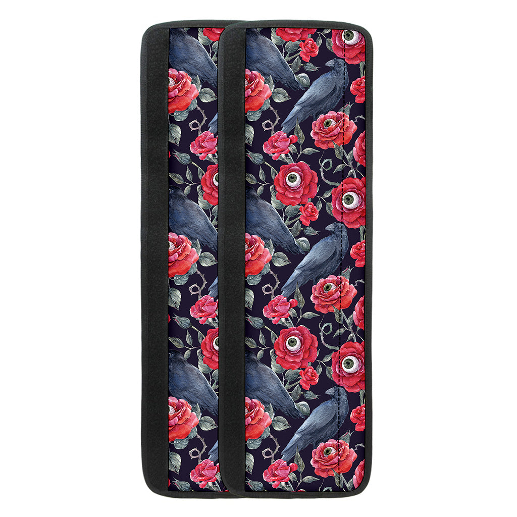Eyeball Rose Pattern Print Refrigerator Handle Covers