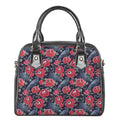 Eyeball Rose Pattern Print Shoulder Handbag