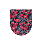 Eyeball Rose Pattern Print Toilet Lid Cover
