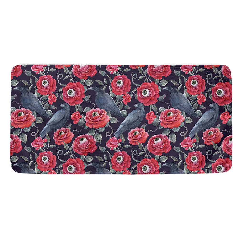Eyeball Rose Pattern Print Towel