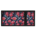 Eyeball Rose Pattern Print Trifold Wallet
