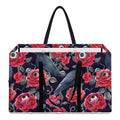 Eyeball Rose Pattern Print Utility Tote Bag