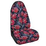 Eyeball Rose Pattern Print Waterproof Car Seat Cover