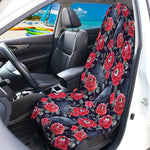 Eyeball Rose Pattern Print Waterproof Car Seat Cover