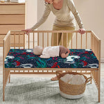 Fairy Floral Unicorn Pattern Print Baby Crib Sheet