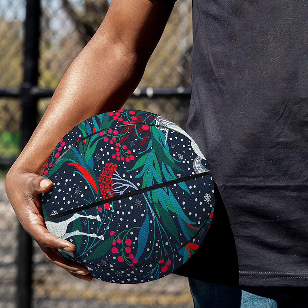 Fairy Floral Unicorn Pattern Print Basketball