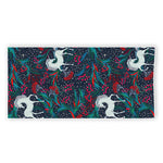 Fairy Floral Unicorn Pattern Print Beach Towel