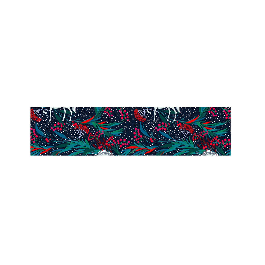 Fairy Floral Unicorn Pattern Print Bed Runner
