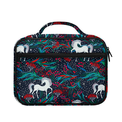Fairy Floral Unicorn Pattern Print Briefcase Bible Bag