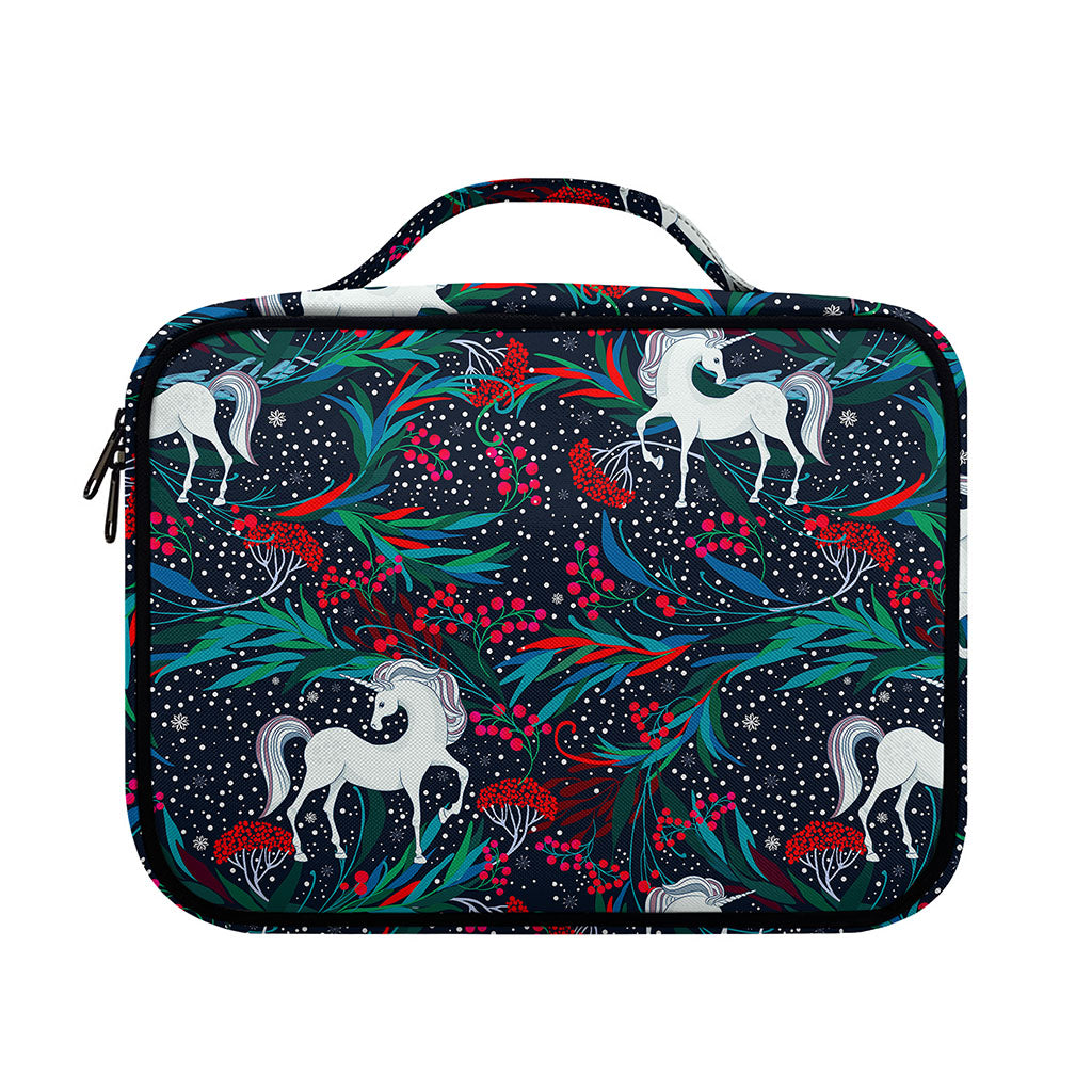 Fairy Floral Unicorn Pattern Print Briefcase Bible Bag