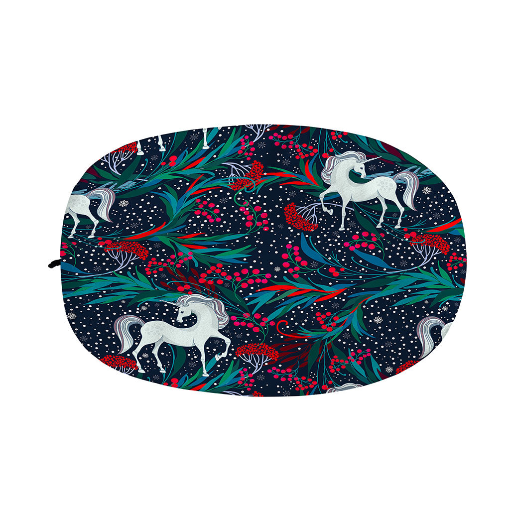 Fairy Floral Unicorn Pattern Print Car Side Mirror Covers