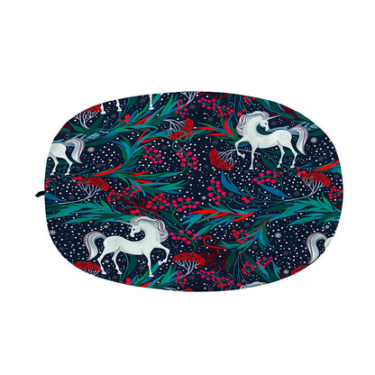 Fairy Floral Unicorn Pattern Print Car Side Mirror Covers