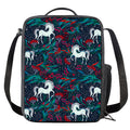 Fairy Floral Unicorn Pattern Print Crossbody Lunch Bag