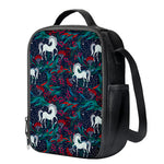 Fairy Floral Unicorn Pattern Print Crossbody Lunch Bag